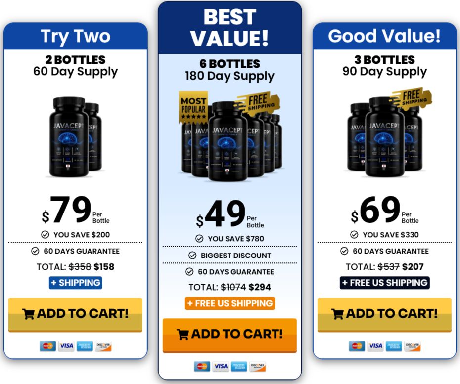 Javacept Pricing