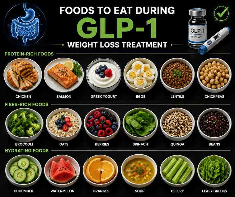 Foods to Eat During GLP-1 Weight Loss Treatment