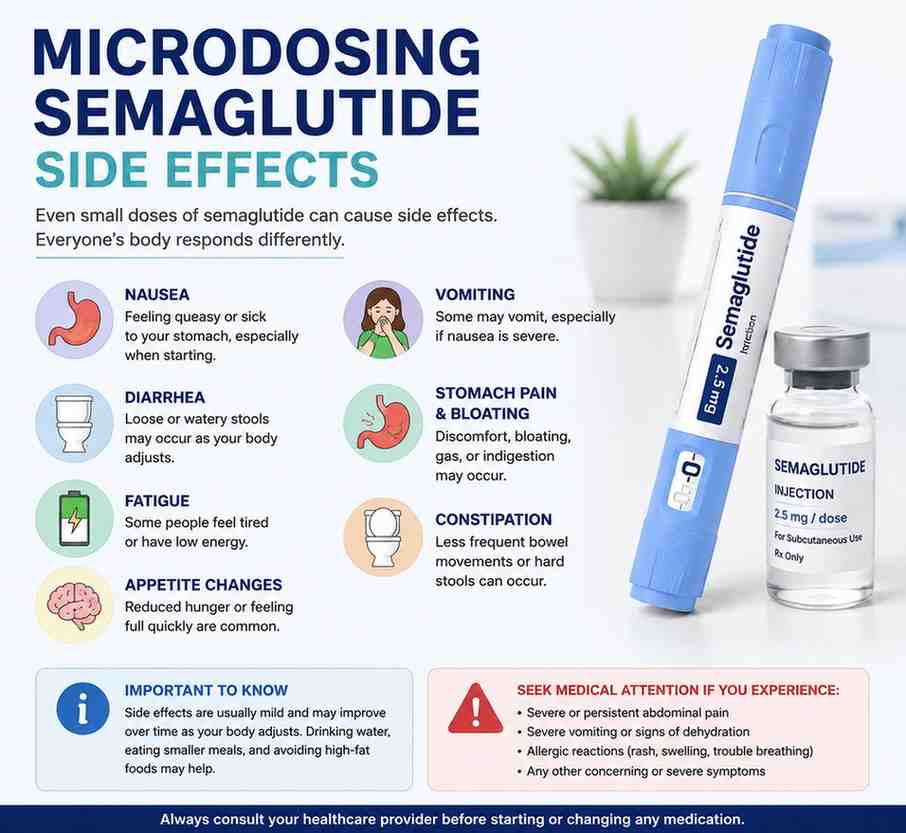 Microdosing Semaglutide Side Effects